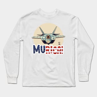 MURICA - Freedom by Air mail Long Sleeve T-Shirt